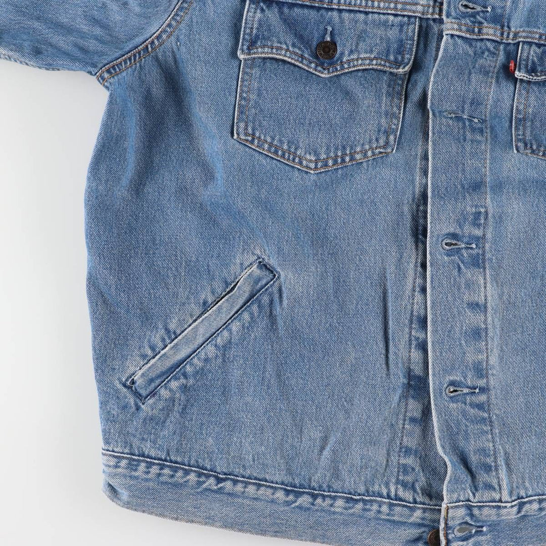 Levi's 70570-0616 Euro Model Denim Jacket, G-Jean, Men's XXL cotton blue type Vintage Second Hand