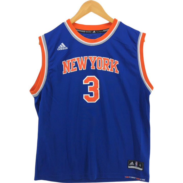 Adidas NBA NEW YORK KNICKS New York Knicks Game Shirt Replica Uniform Men's M polyester blue type Vintage Second Hand