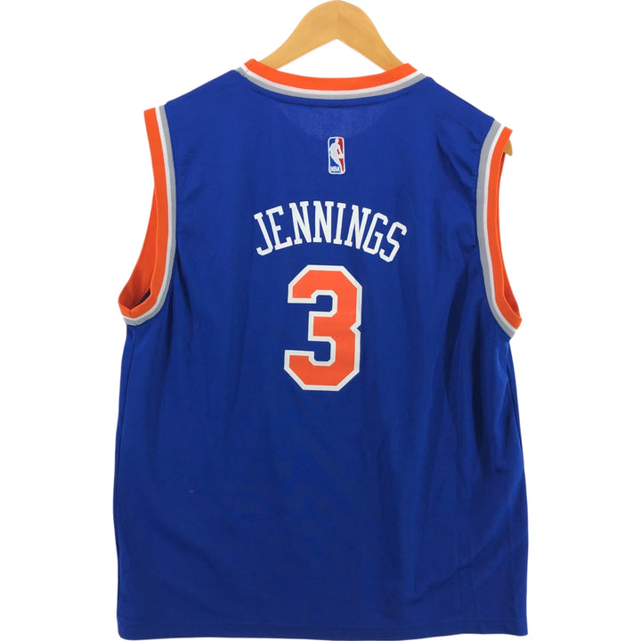 Adidas NBA NEW YORK KNICKS New York Knicks Game Shirt Replica Uniform Men's M polyester blue type Vintage Second Hand
