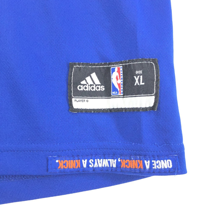 Adidas NBA NEW YORK KNICKS New York Knicks Game Shirt Replica Uniform Men's M polyester blue type Vintage Second Hand