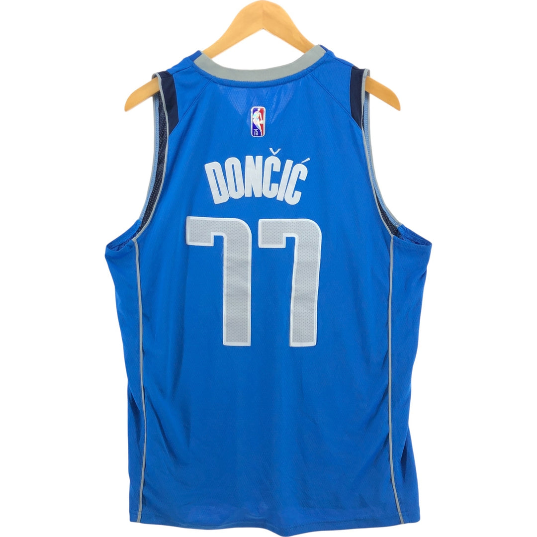 Nike NBA Dallas Mavericks mesh tank top game shirt men's size L vintage unknown blue type Vintage Second Hand