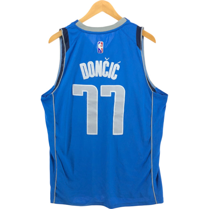 Nike NBA Dallas Mavericks mesh tank top game shirt men's size L vintage unknown blue type Vintage Second Hand