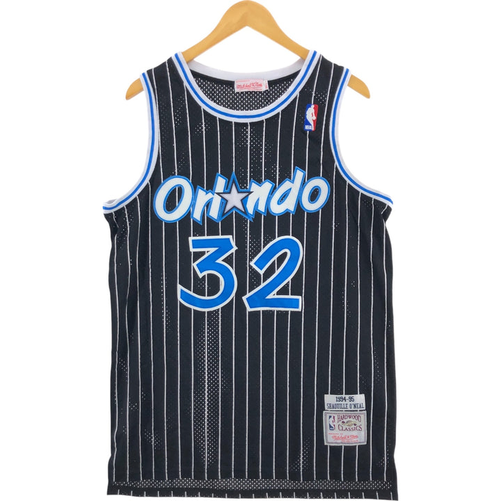 90'S MITCHELL and NESS NBA Orlando Magic mesh tank top game shirt men's size L vintage unknown red type Vintage Second Hand