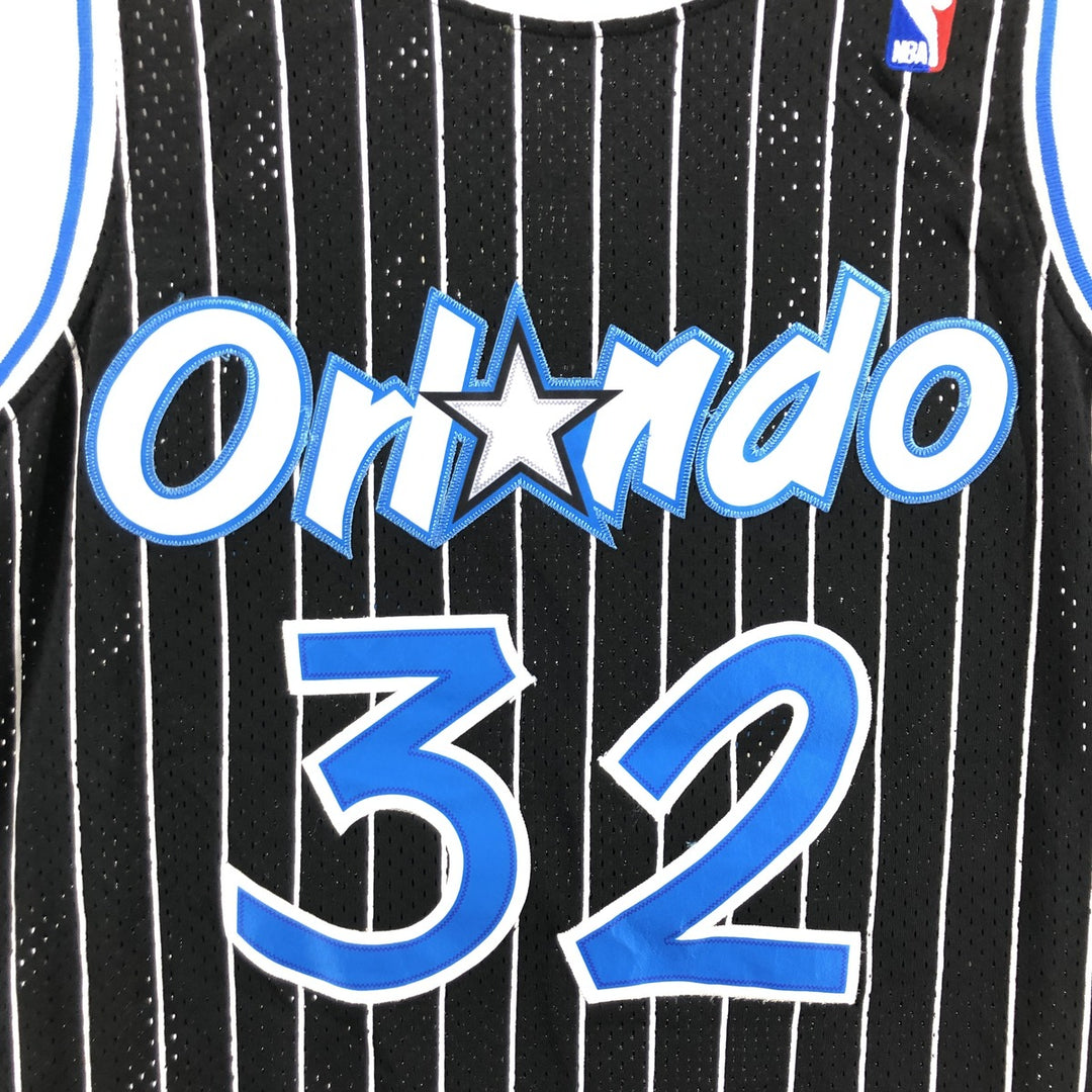 90'S MITCHELL and NESS NBA Orlando Magic mesh tank top game shirt men's size L vintage unknown red type Vintage Second Hand