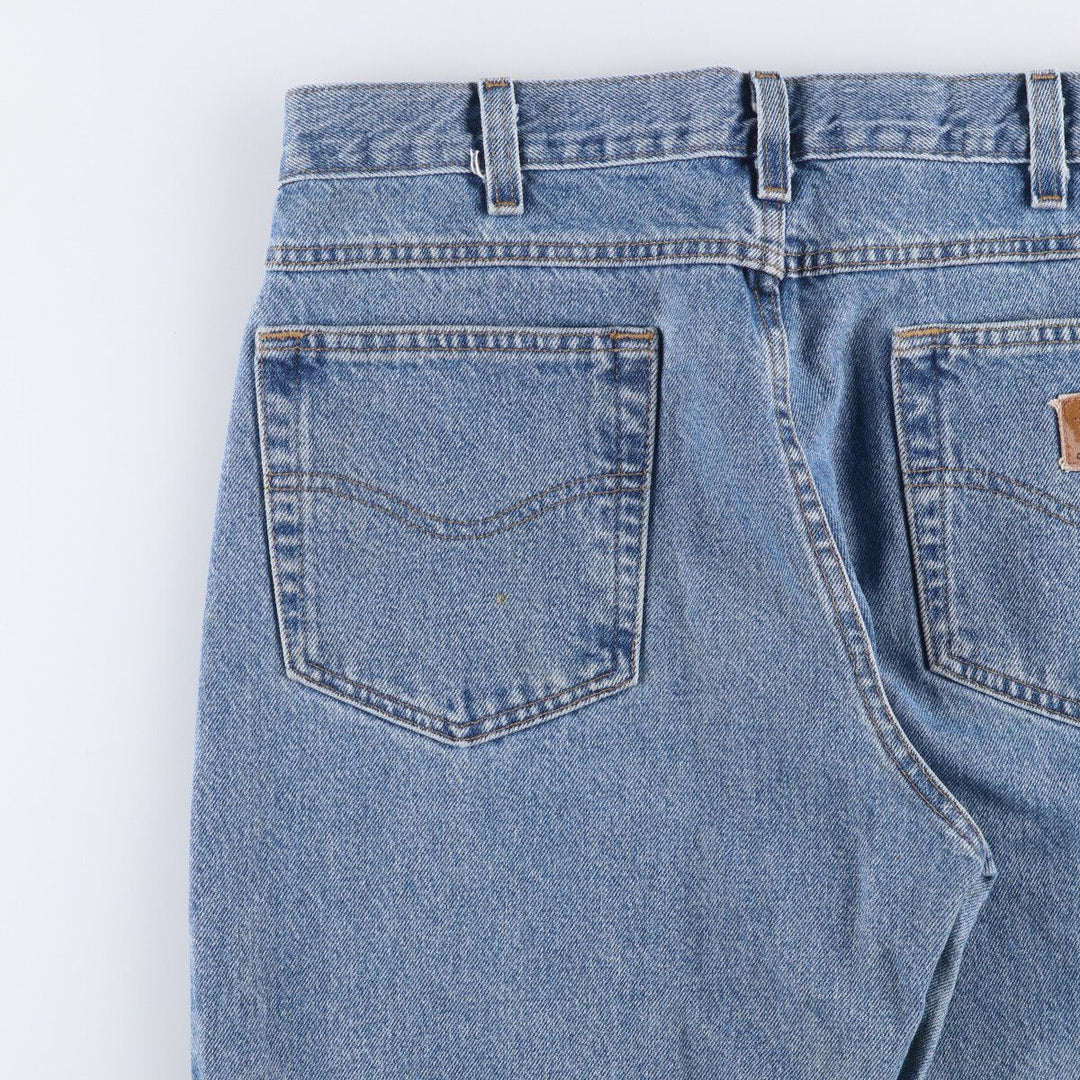 00'S Carhartt Relaxed Fit Tapered Denim Pants Men's W34 cotton blue type Vintage Second Hand