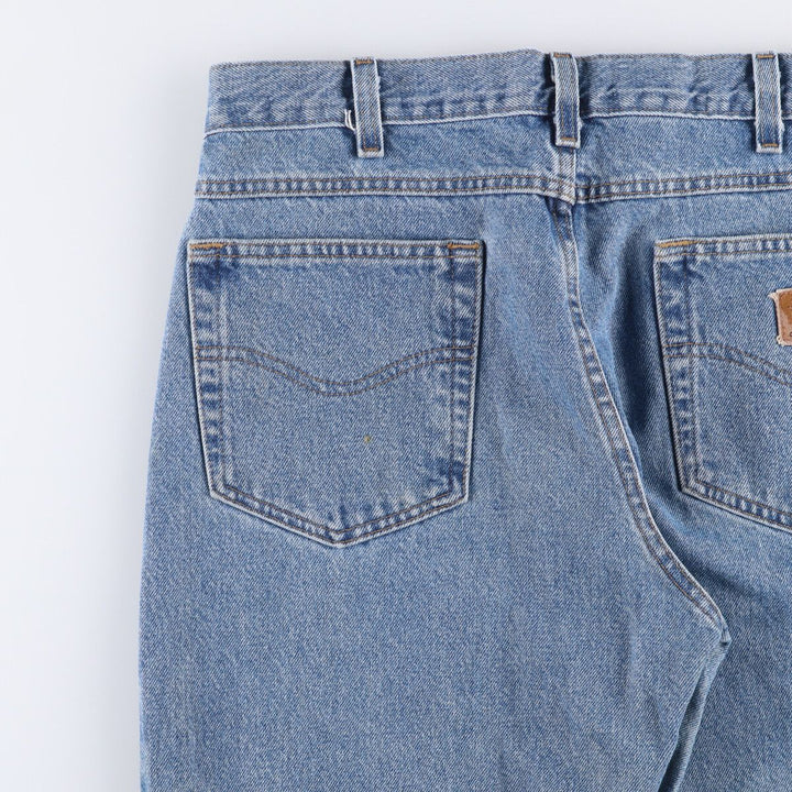 00'S Carhartt Relaxed Fit Tapered Denim Pants Men's W34 cotton blue type Vintage Second Hand