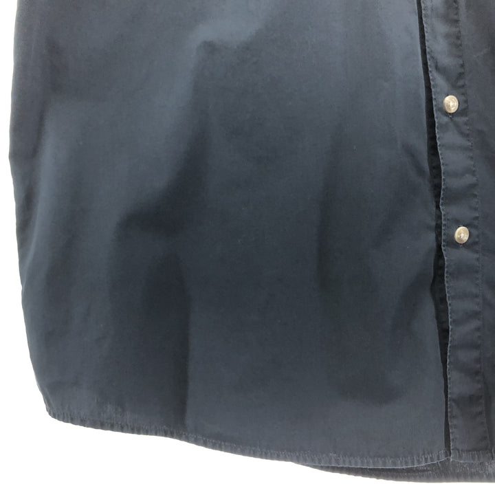 90s-00'S Columbia PFG Hidden Button Down Short Sleeve Fishing Shirt Men's XL cotton black type Vintage Second Hand