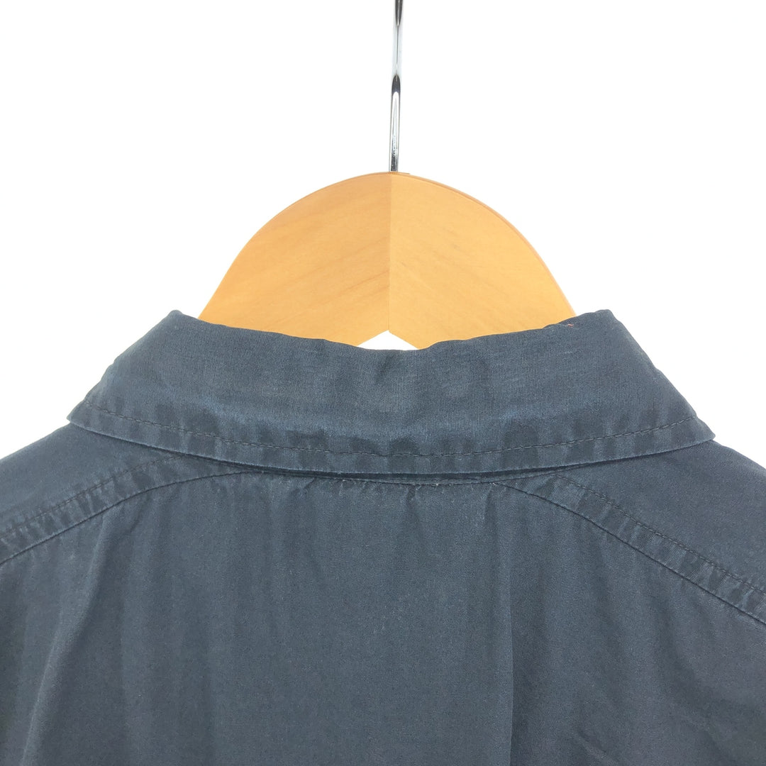 90s-00'S Columbia PFG Hidden Button Down Short Sleeve Fishing Shirt Men's XL cotton black type Vintage Second Hand