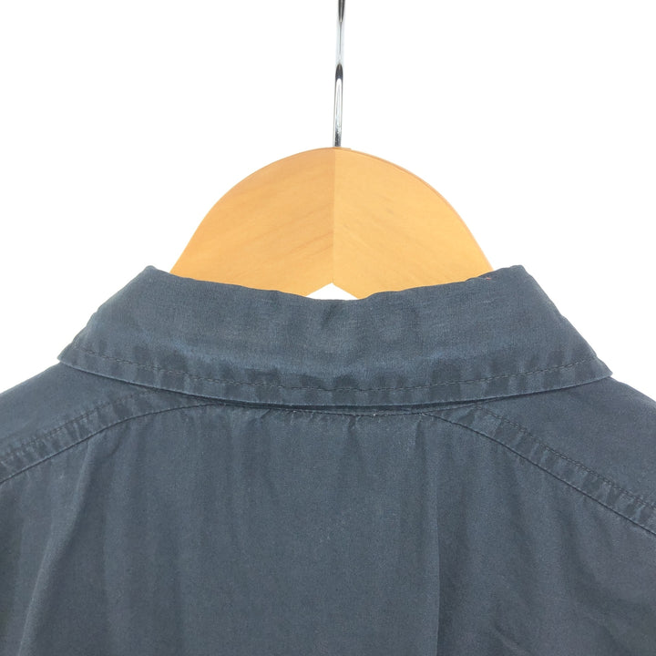 90s-00'S Columbia PFG Hidden Button Down Short Sleeve Fishing Shirt Men's XL cotton black type Vintage Second Hand