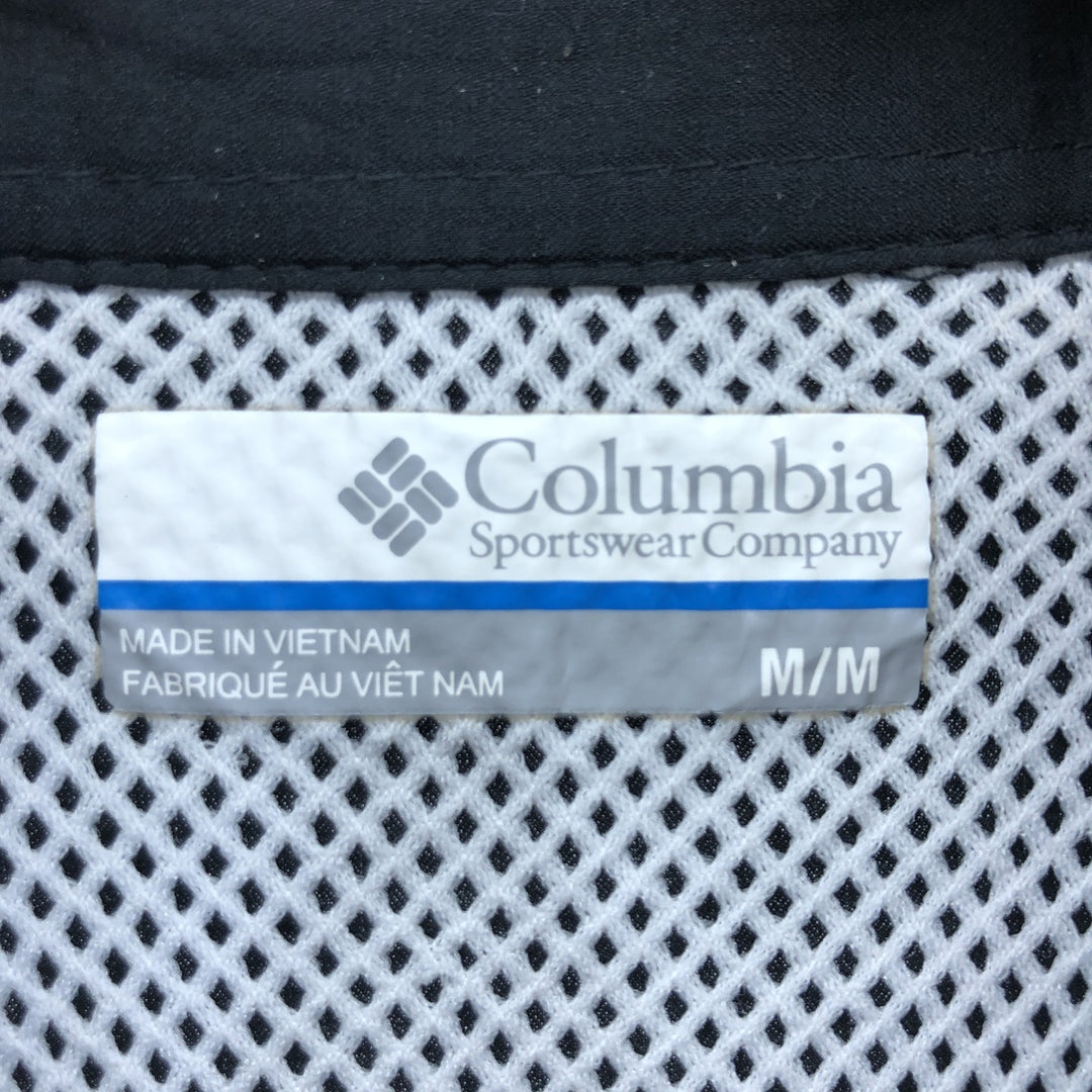 Columbia PFG OMNI-SHADE Ripstop Button-down Short Sleeve Fishing Shirt, Men's M unclear black type Vintage Second Hand