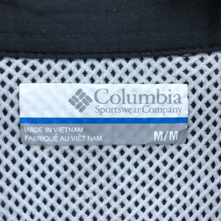 Columbia PFG OMNI-SHADE Ripstop Button-down Short Sleeve Fishing Shirt, Men's M unclear black type Vintage Second Hand