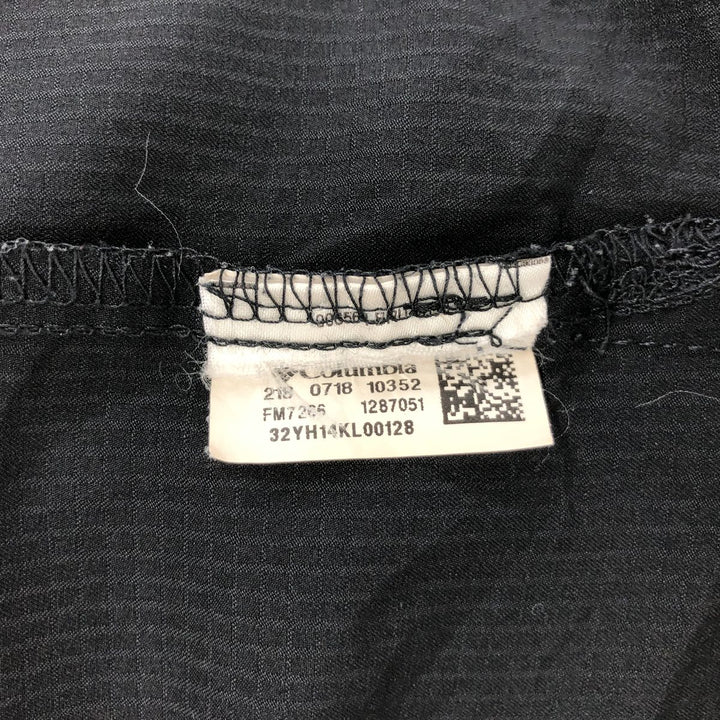 Columbia PFG OMNI-SHADE Ripstop Button-down Short Sleeve Fishing Shirt, Men's M unclear black type Vintage Second Hand