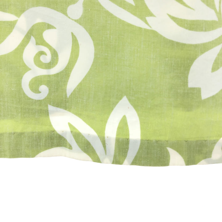 90'S Reyn Spooner all-over floral print pullover button-down Hawaiian aloha shirt box shirt men's size L cotton green type yellow green Vintage Second Hand