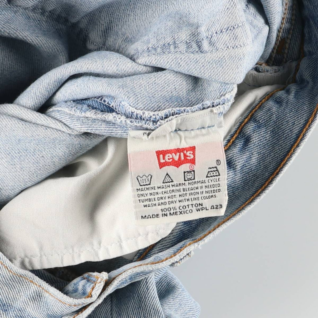 00'S Levi's 0501-0134 Straight denim pants for men, size W33 cotton blue type Vintage Second Hand