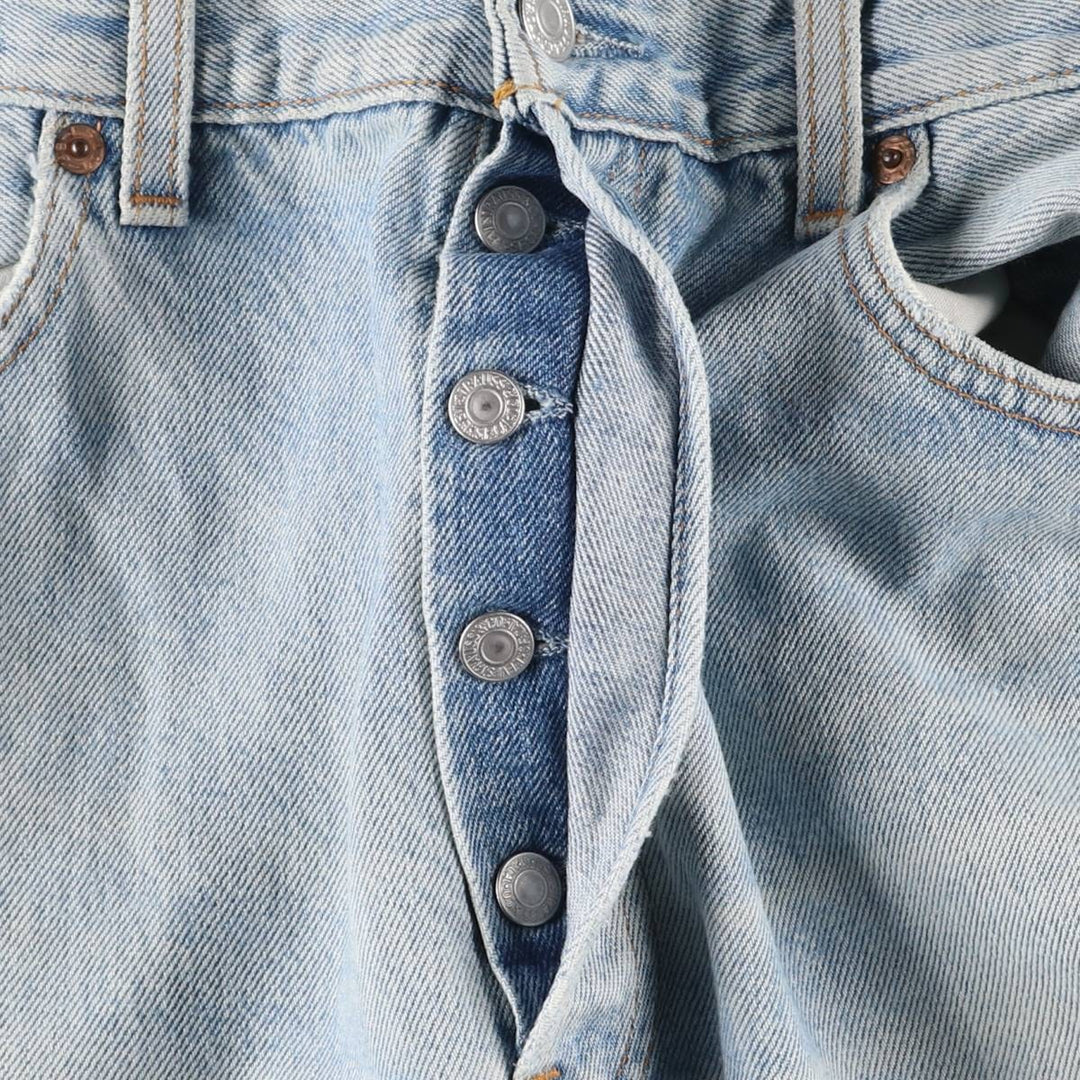00'S Levi's 0501-0134 Straight denim pants for men, size W33 cotton blue type Vintage Second Hand