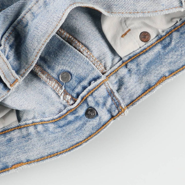 00'S Levi's 0501-0134 Straight denim pants for men, size W33 cotton blue type Vintage Second Hand