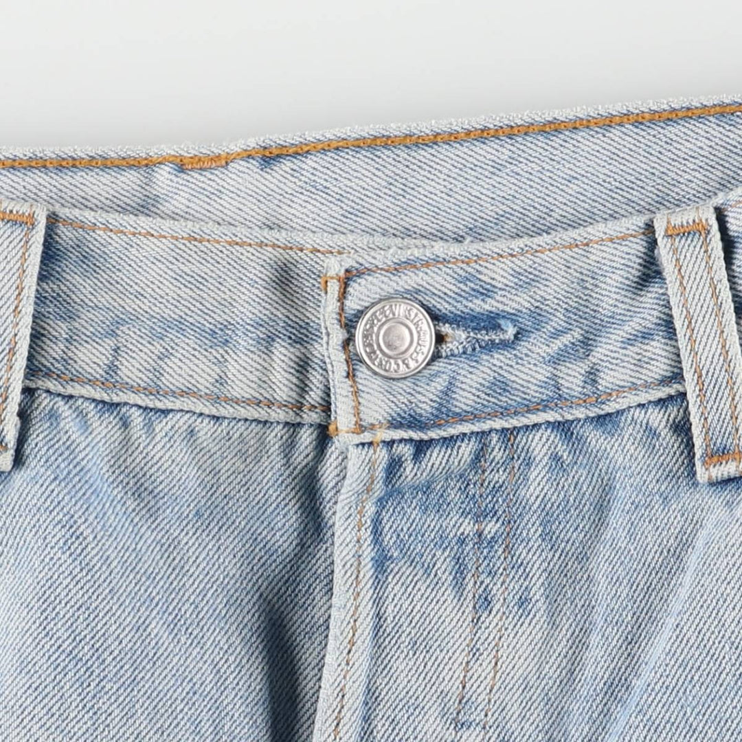 00'S Levi's 0501-0134 Straight denim pants for men, size W33 cotton blue type Vintage Second Hand