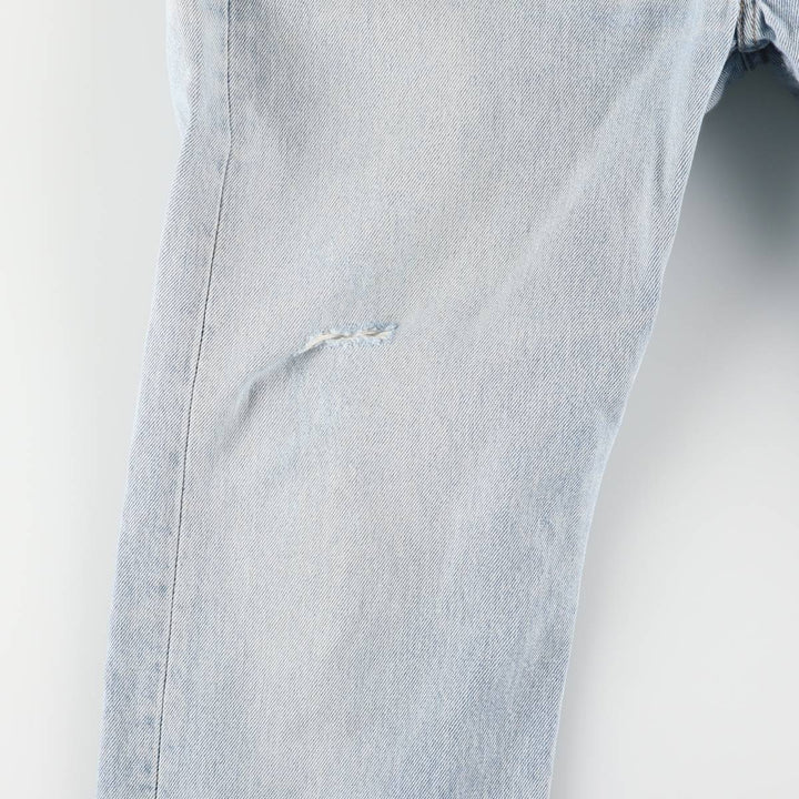 00'S Levi's 0501-0134 Straight denim pants for men, size W33 cotton blue type Vintage Second Hand