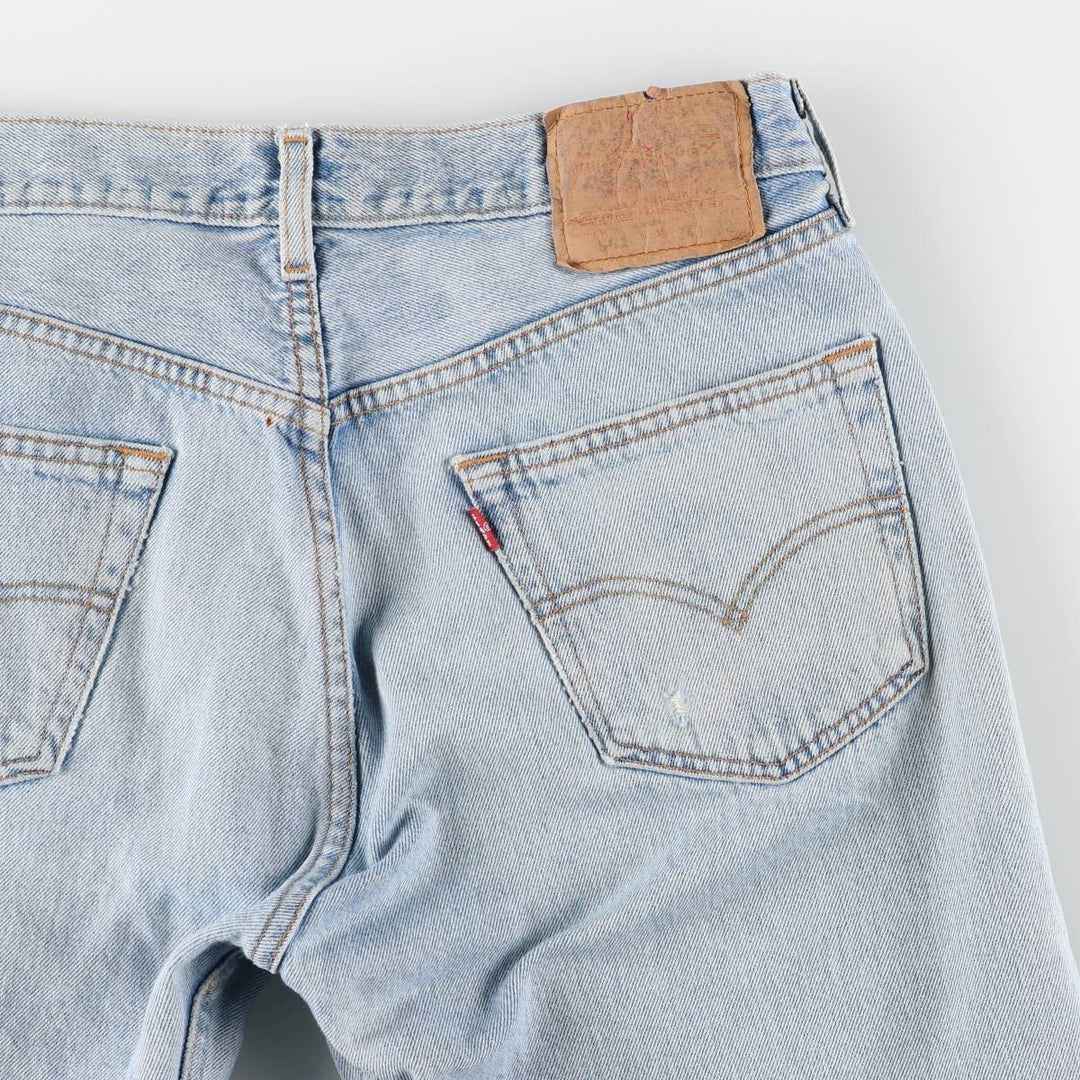 00'S Levi's 0501-0134 Straight denim pants for men, size W33 cotton blue type Vintage Second Hand