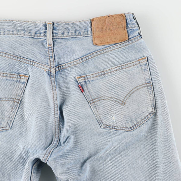 00'S Levi's 0501-0134 Straight denim pants for men, size W33 cotton blue type Vintage Second Hand