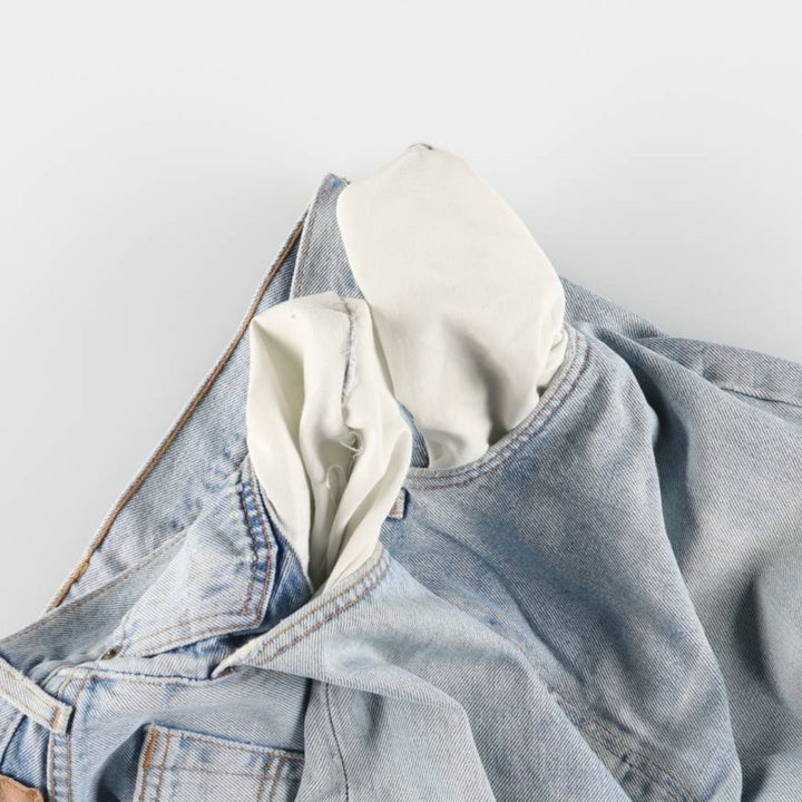 00'S Levi's 0501-0134 Straight denim pants for men, size W33 cotton blue type Vintage Second Hand