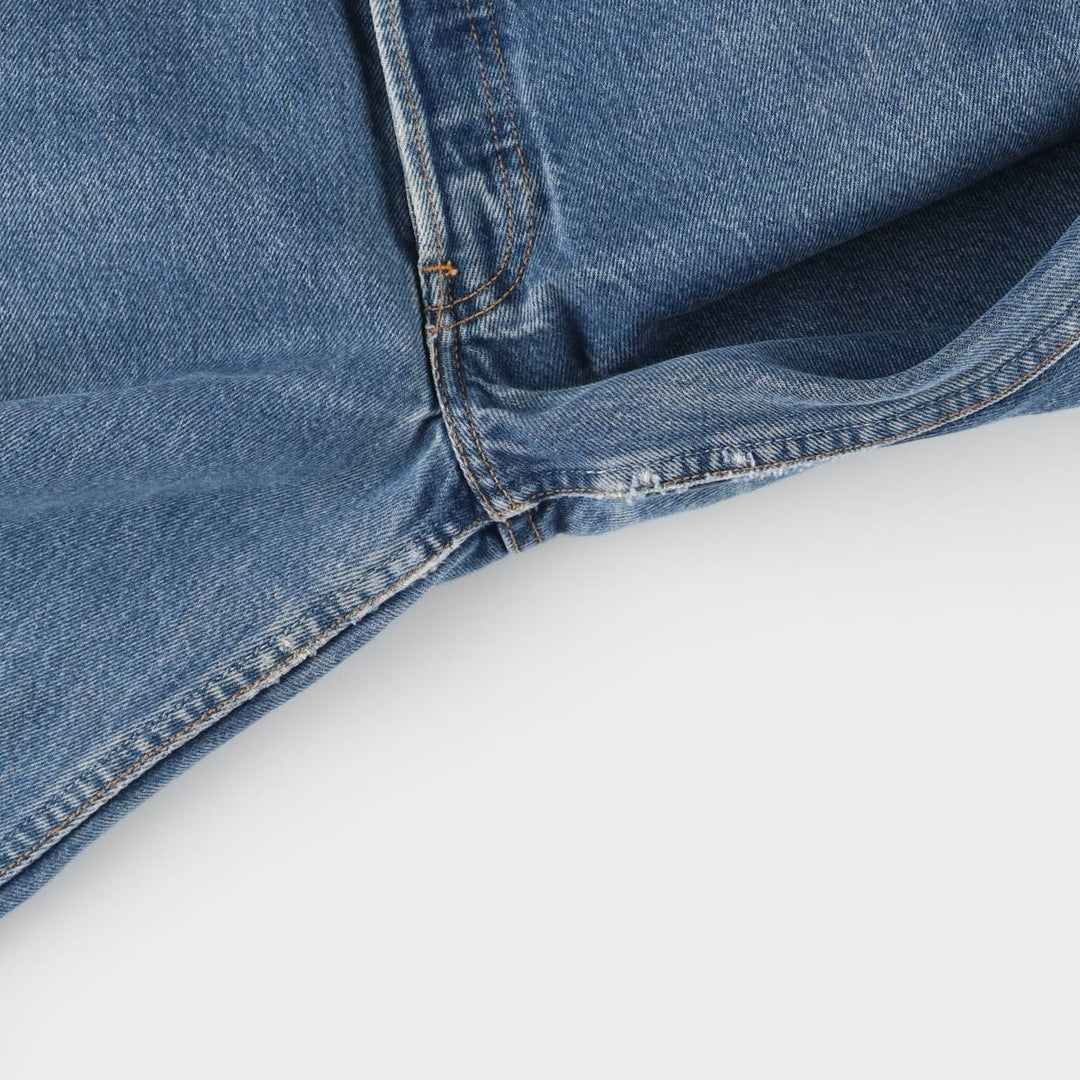90'S Levi's 6501-0166 Straight Denim Pants, Women's, Size L (w30), Vintage cotton blue type Vintage Second Hand