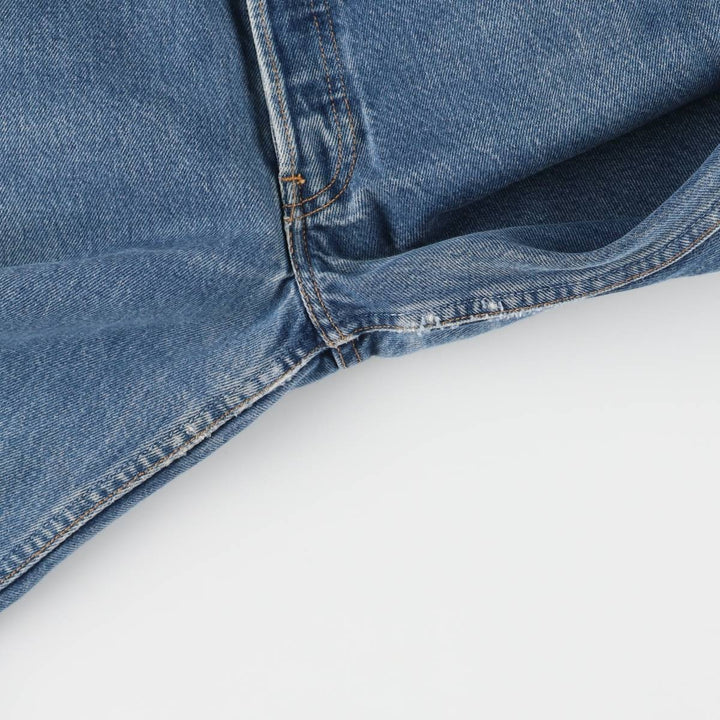 90'S Levi's 6501-0166 Straight Denim Pants, Women's, Size L (w30), Vintage cotton blue type Vintage Second Hand