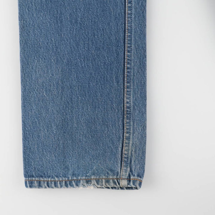 90'S Levi's 6501-0166 Straight Denim Pants, Women's, Size L (w30), Vintage cotton blue type Vintage Second Hand