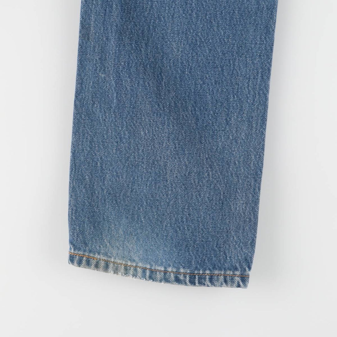 90'S Levi's 6501-0166 Straight Denim Pants, Women's, Size L (w30), Vintage cotton blue type Vintage Second Hand
