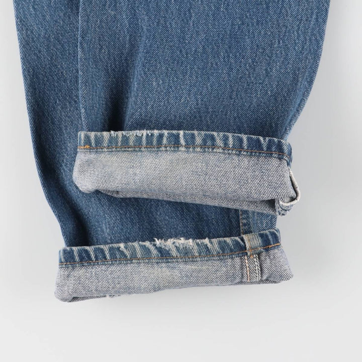 90'S Levi's 6501-0166 Straight Denim Pants, Women's, Size L (w30), Vintage cotton blue type Vintage Second Hand