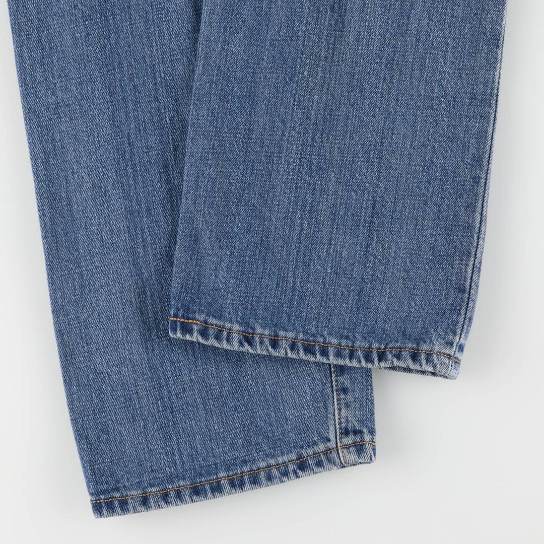 00'S Levi's 15501-0574 Straight denim pants for men, size w31 cotton blue type Vintage Second Hand