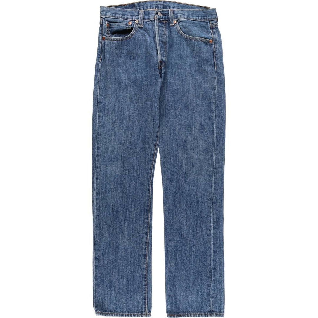 Levi's 501 straight denim pants for men, equivalent to w31 cotton blue type Vintage Second Hand