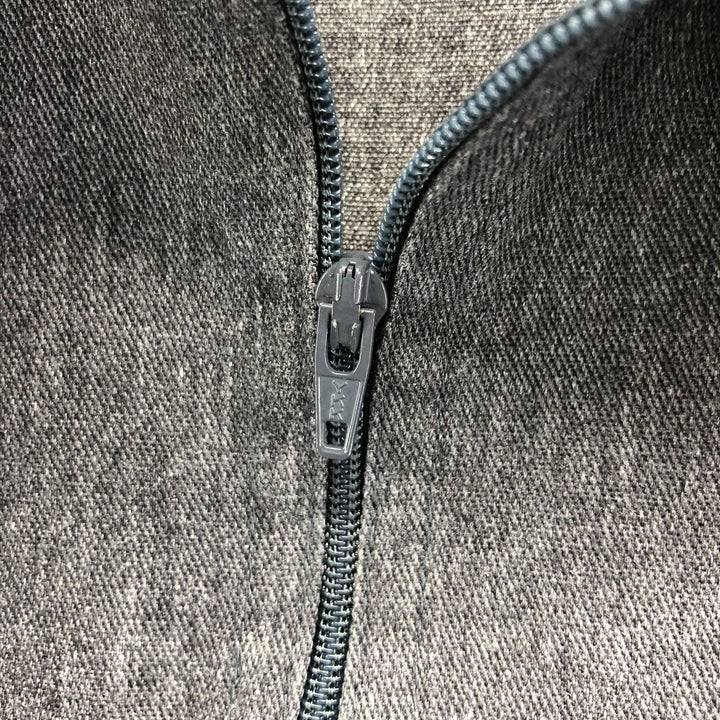 90'S Ben Davis Half Zip Short Sleeve Work Shirt Box Shirt Men's XXL Vintage cotton black type Vintage Second Hand