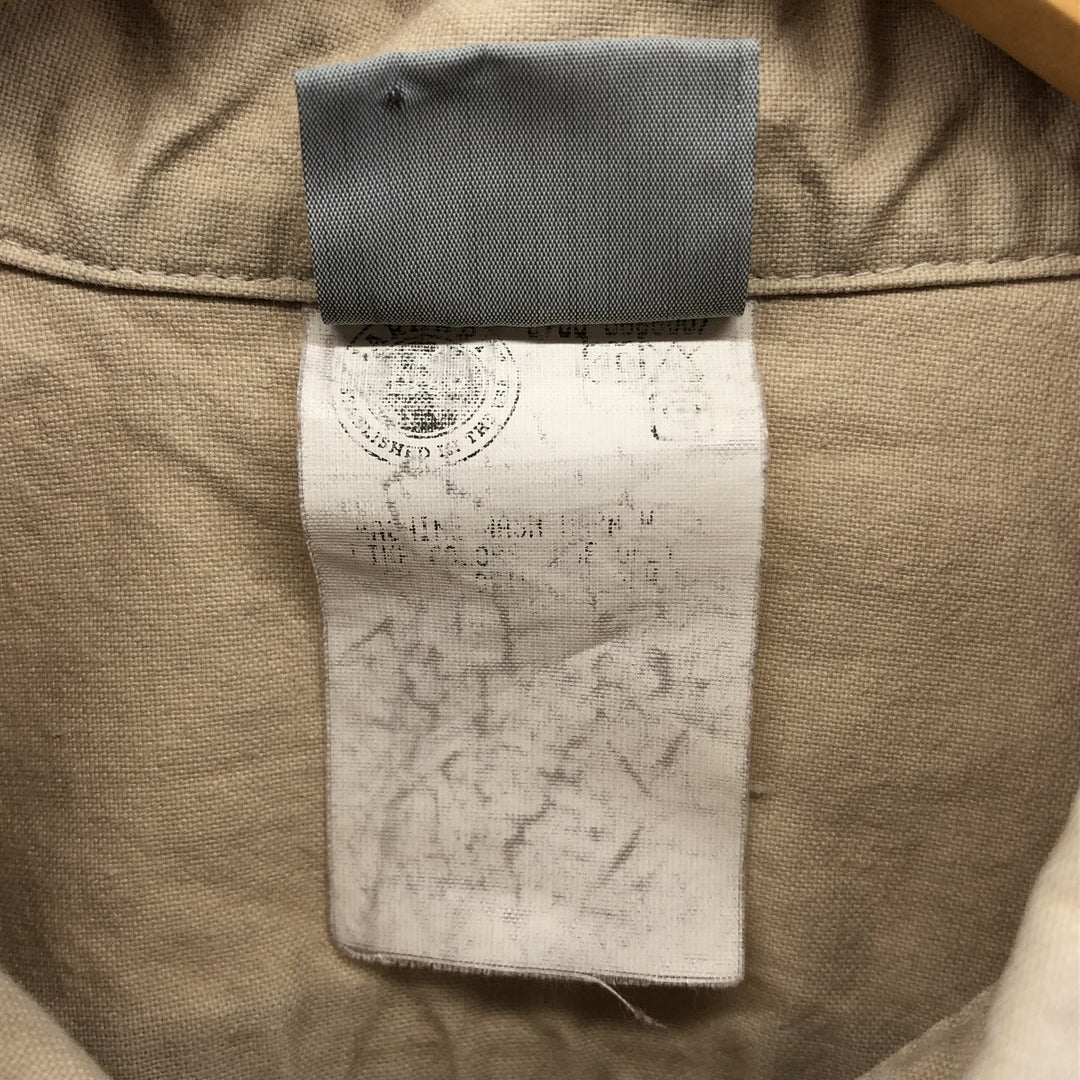 Carhartt button-down short-sleeve work shirt, men's XL size unclear Beige type Vintage Second Hand