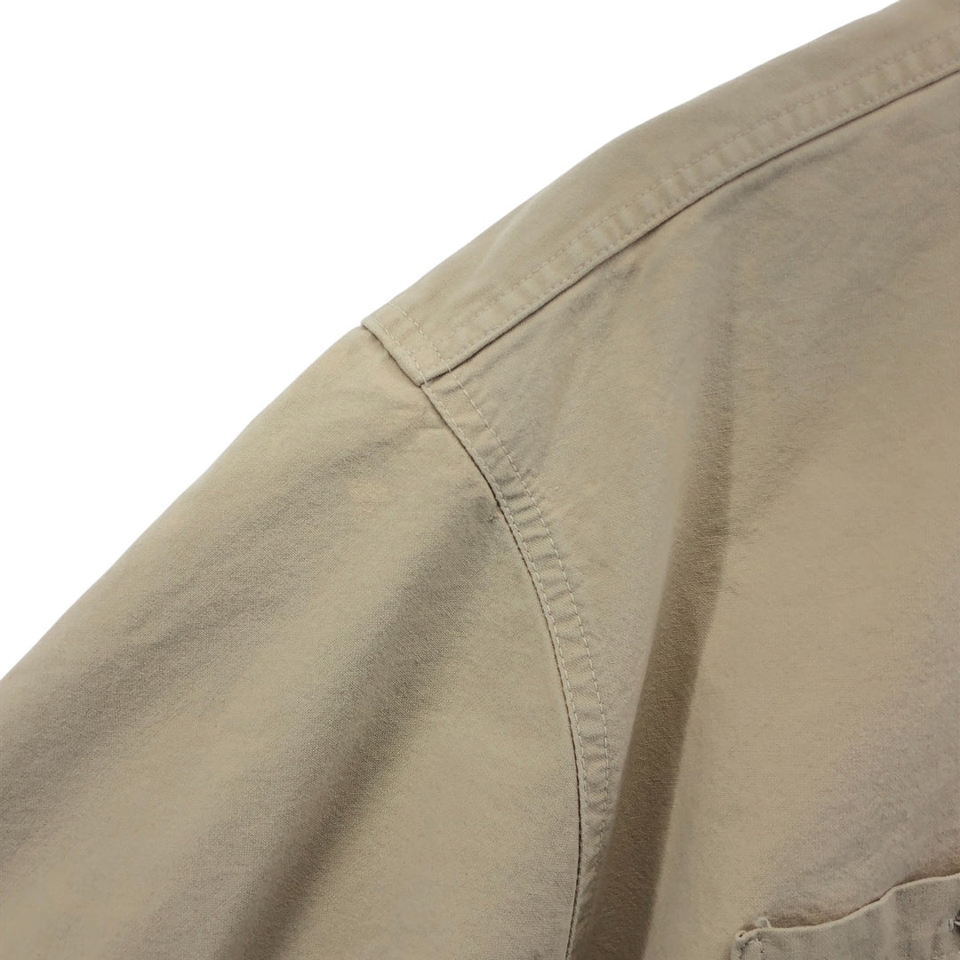 Carhartt button-down short-sleeve work shirt, men's XL size unclear Beige type Vintage Second Hand