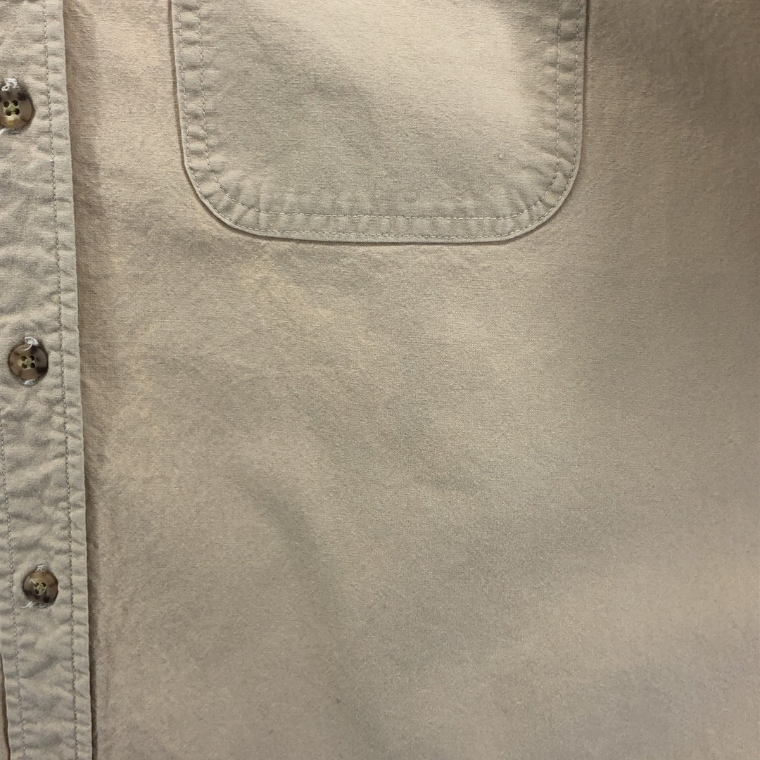 Carhartt button-down short-sleeve work shirt, men's XL size unclear Beige type Vintage Second Hand