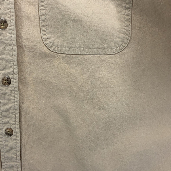 Carhartt button-down short-sleeve work shirt, men's XL size unclear Beige type Vintage Second Hand