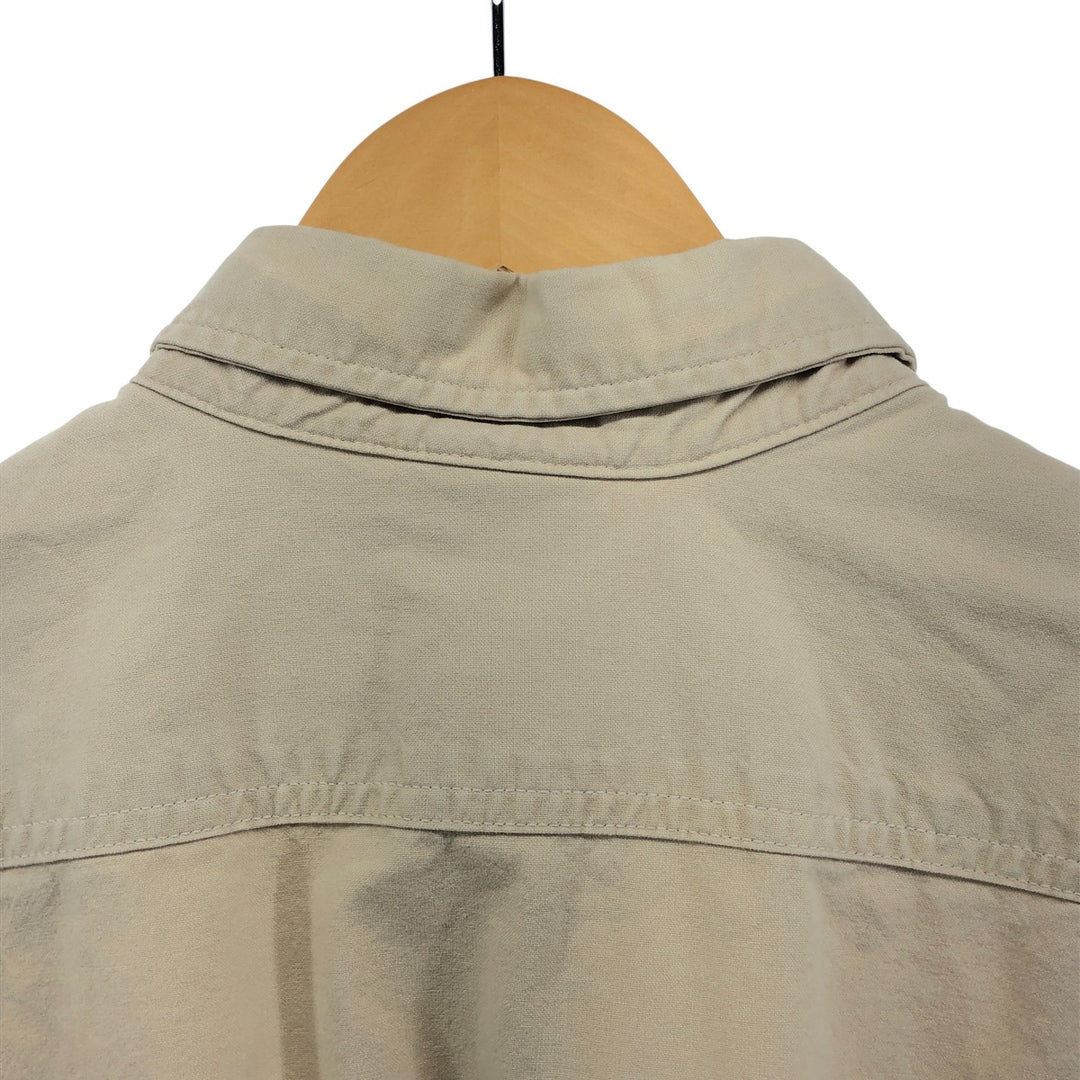 Carhartt button-down short-sleeve work shirt, men's XL size unclear Beige type Vintage Second Hand