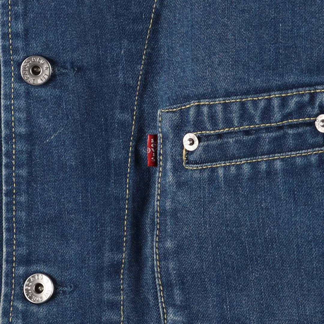 00'S Levi's 70530-0415 Euro model denim coveralls, men's size M cotton blue type Vintage Second Hand