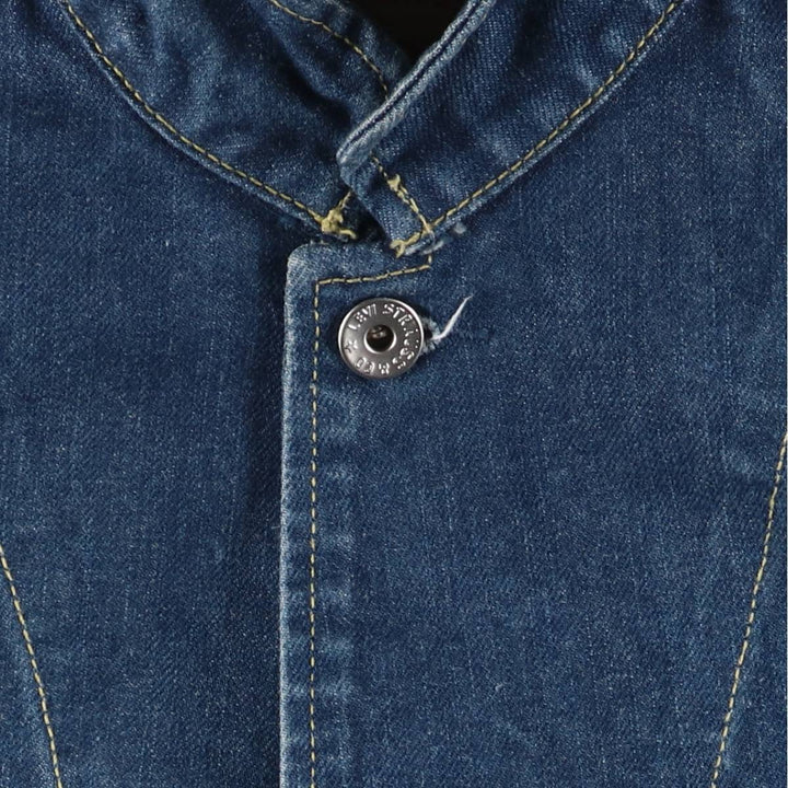 00'S Levi's 70530-0415 Euro model denim coveralls, men's size M cotton blue type Vintage Second Hand