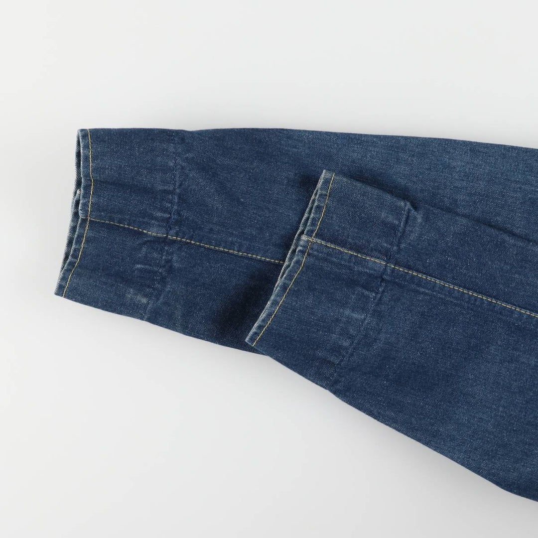 00'S Levi's 70530-0415 Euro model denim coveralls, men's size M cotton blue type Vintage Second Hand