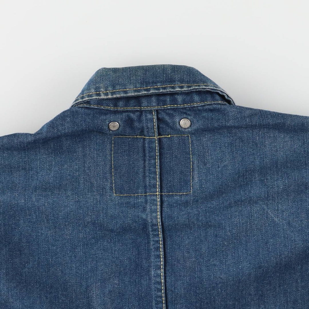 00'S Levi's 70530-0415 Euro model denim coveralls, men's size M cotton blue type Vintage Second Hand