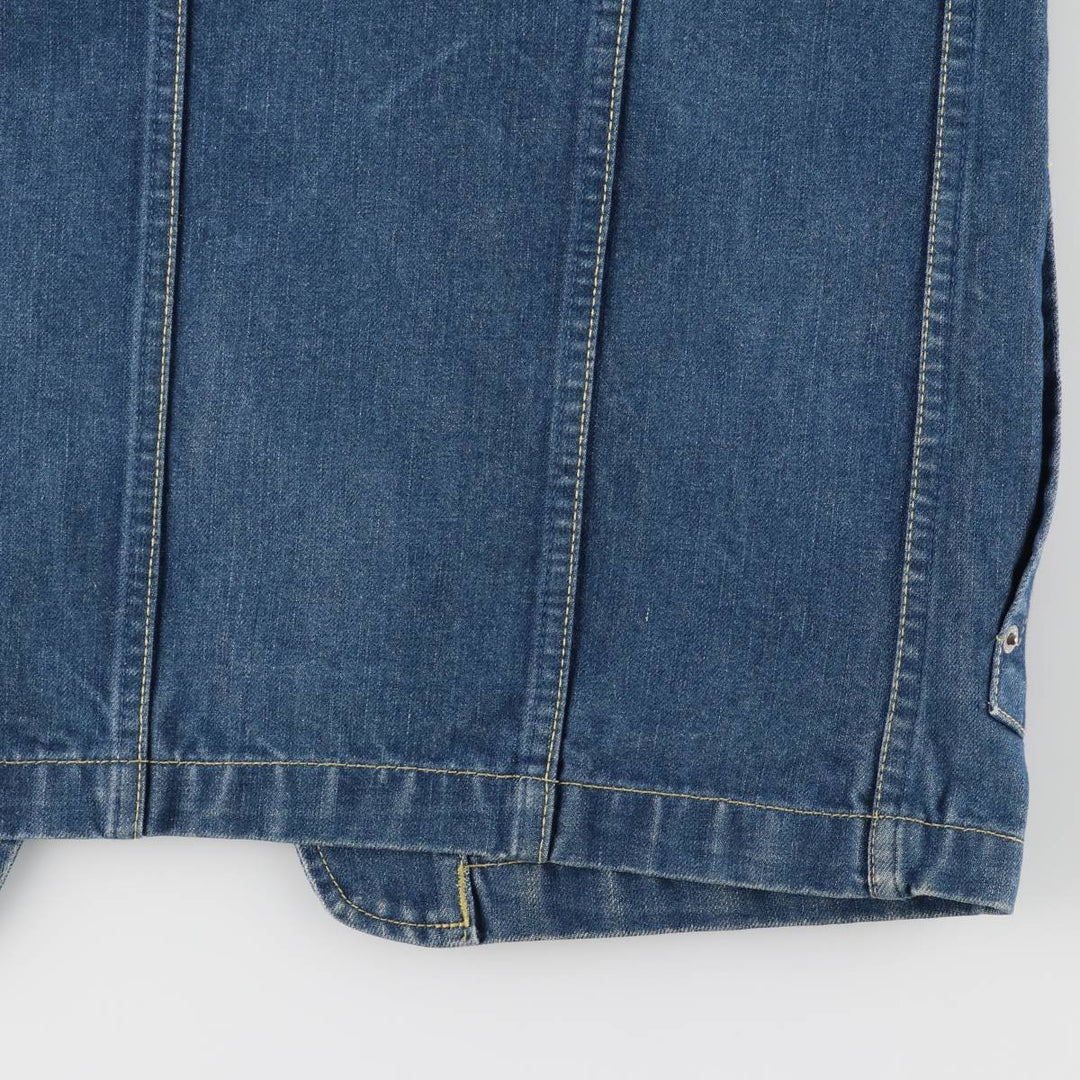 00'S Levi's 70530-0415 Euro model denim coveralls, men's size M cotton blue type Vintage Second Hand