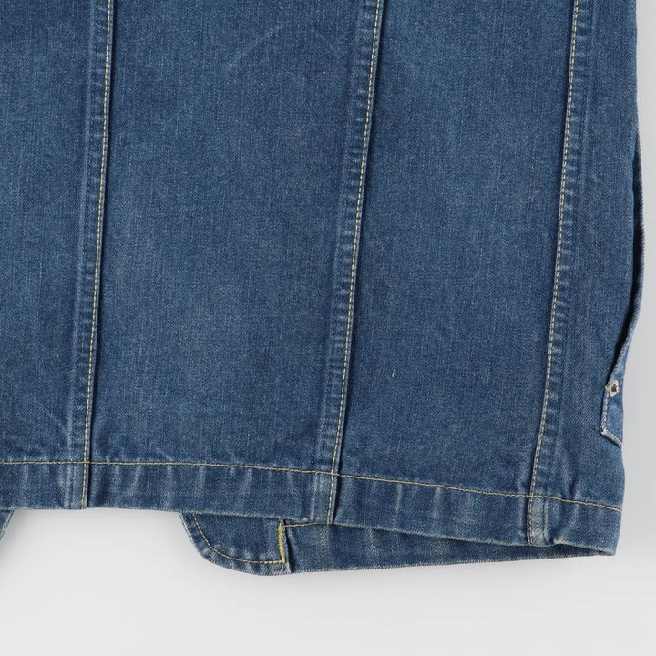 00'S Levi's 70530-0415 Euro model denim coveralls, men's size M cotton blue type Vintage Second Hand