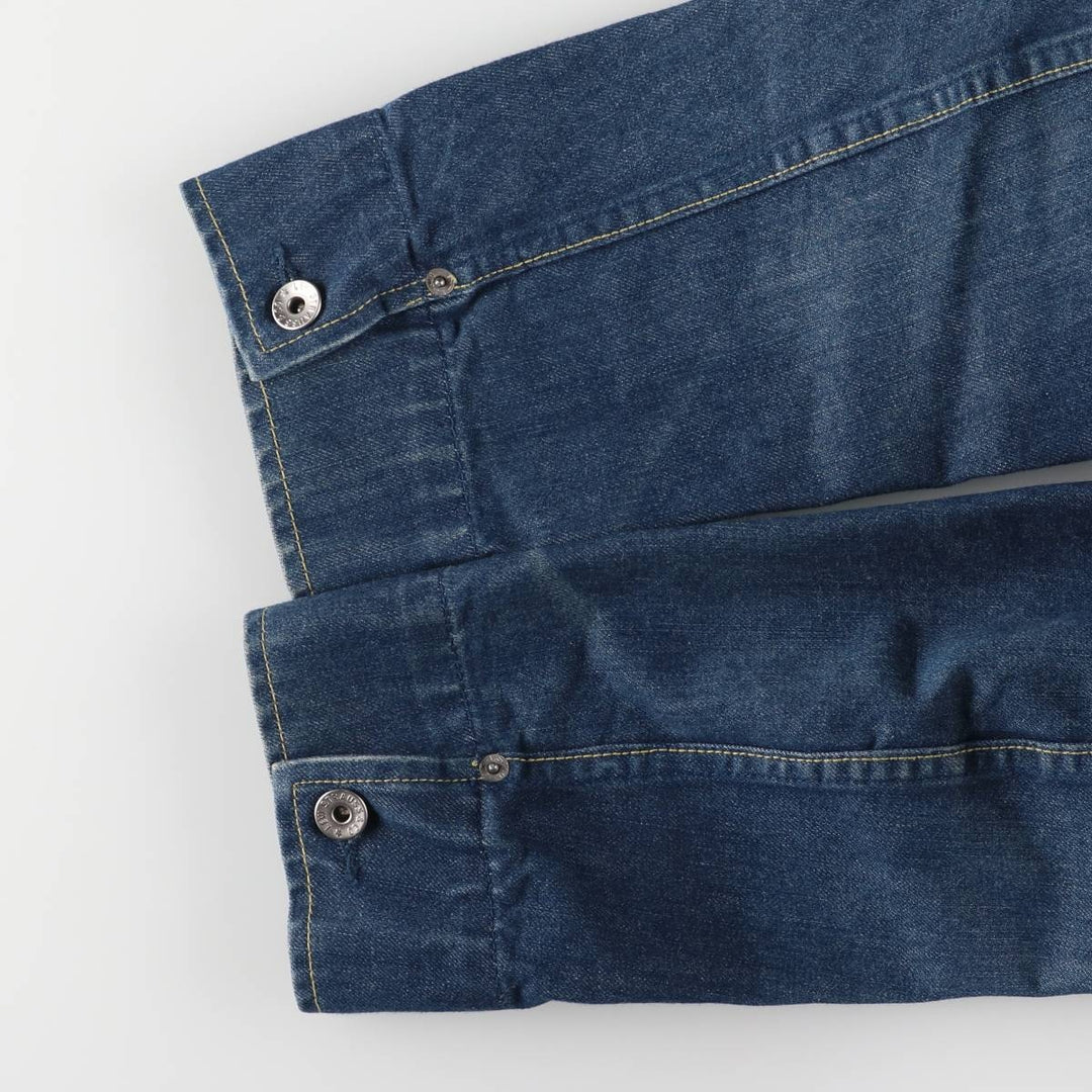 00'S Levi's 70530-0415 Euro model denim coveralls, men's size M cotton blue type Vintage Second Hand