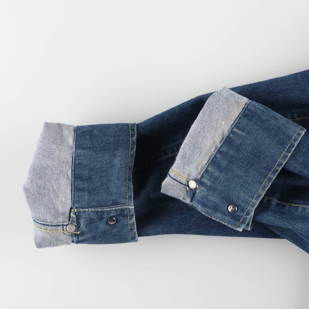 00'S Levi's 70530-0415 Euro model denim coveralls, men's size M cotton blue type Vintage Second Hand