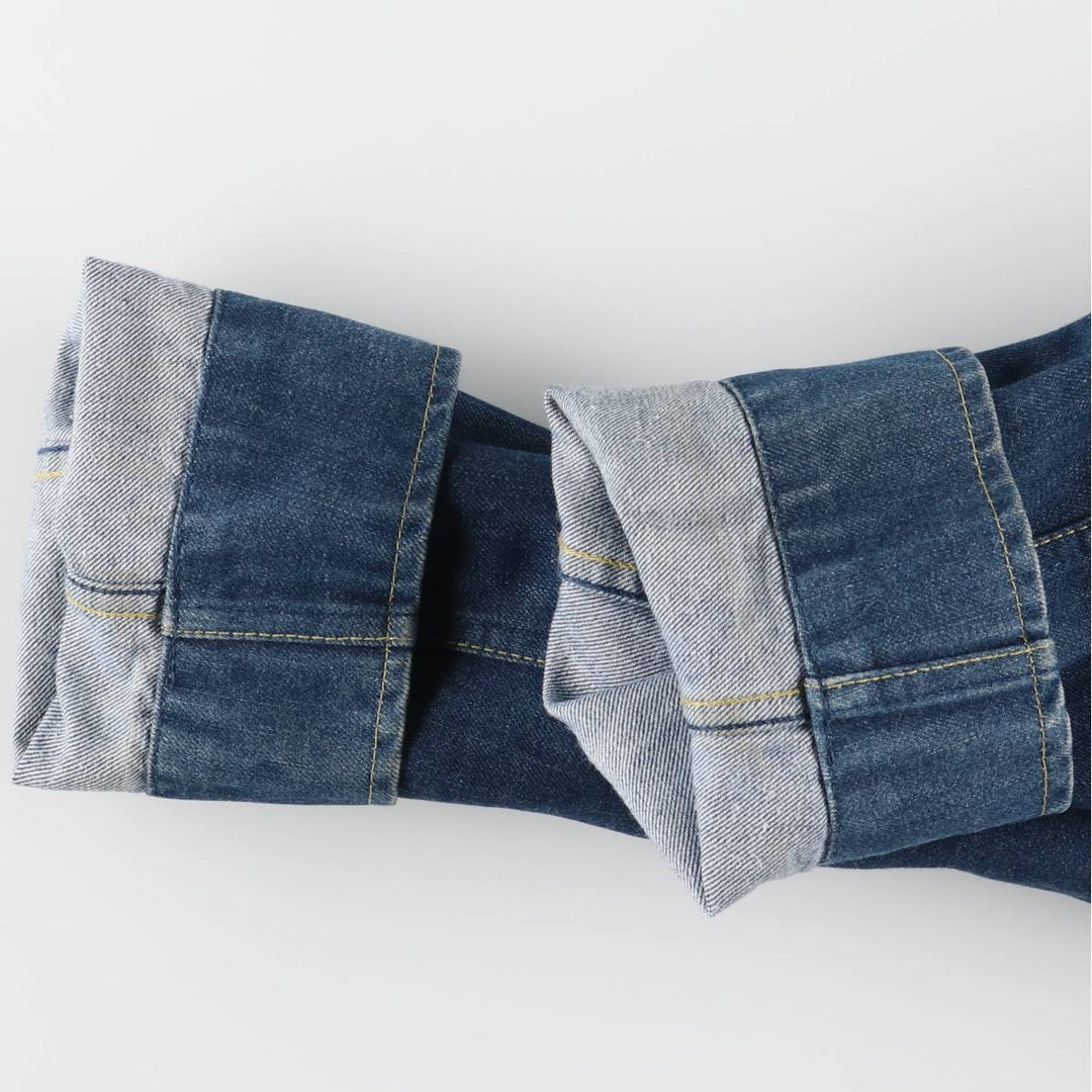 00'S Levi's 70530-0415 Euro model denim coveralls, men's size M cotton blue type Vintage Second Hand