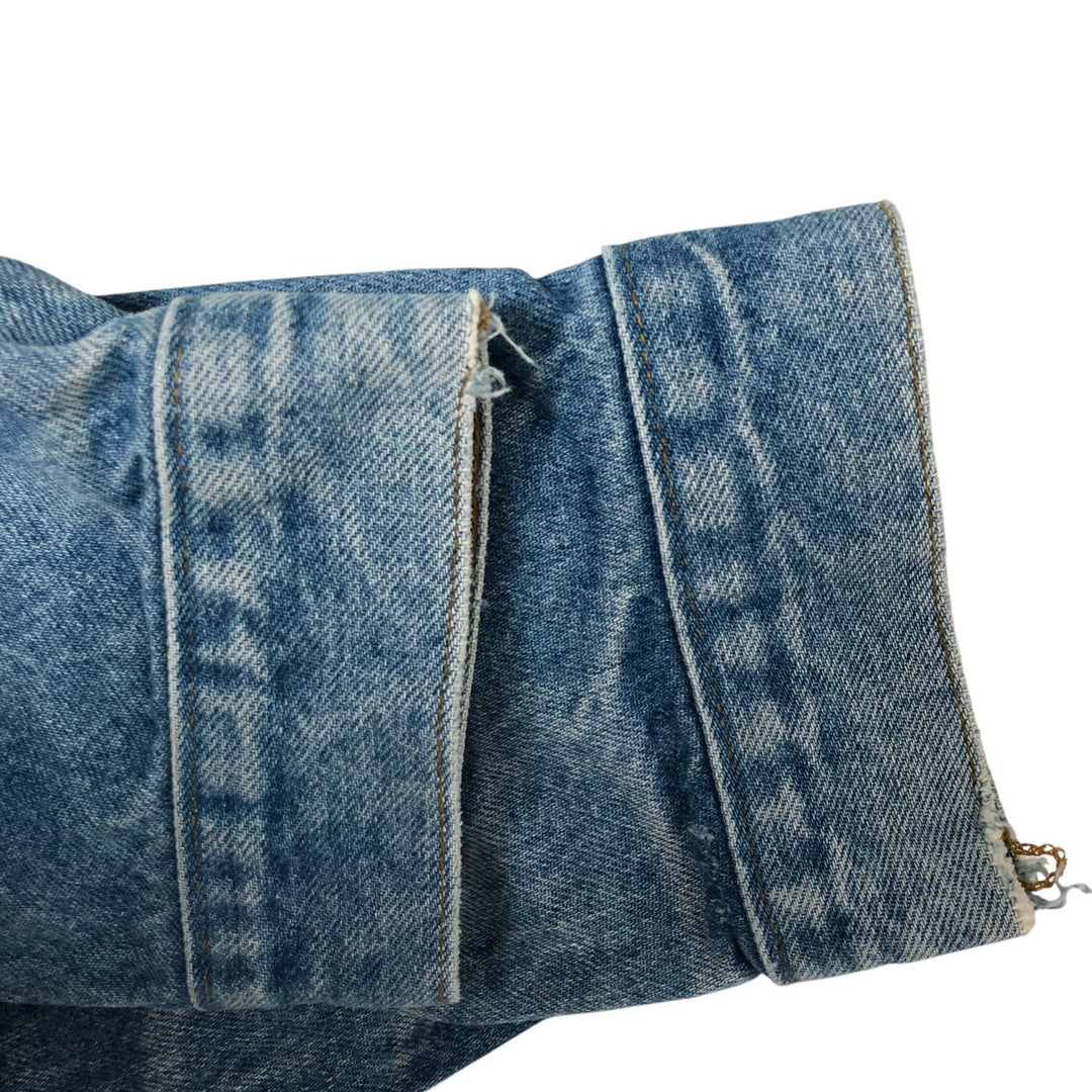 00'S Carhartt denim jacket, made in the USA, men's size L cotton blue type Vintage Second Hand