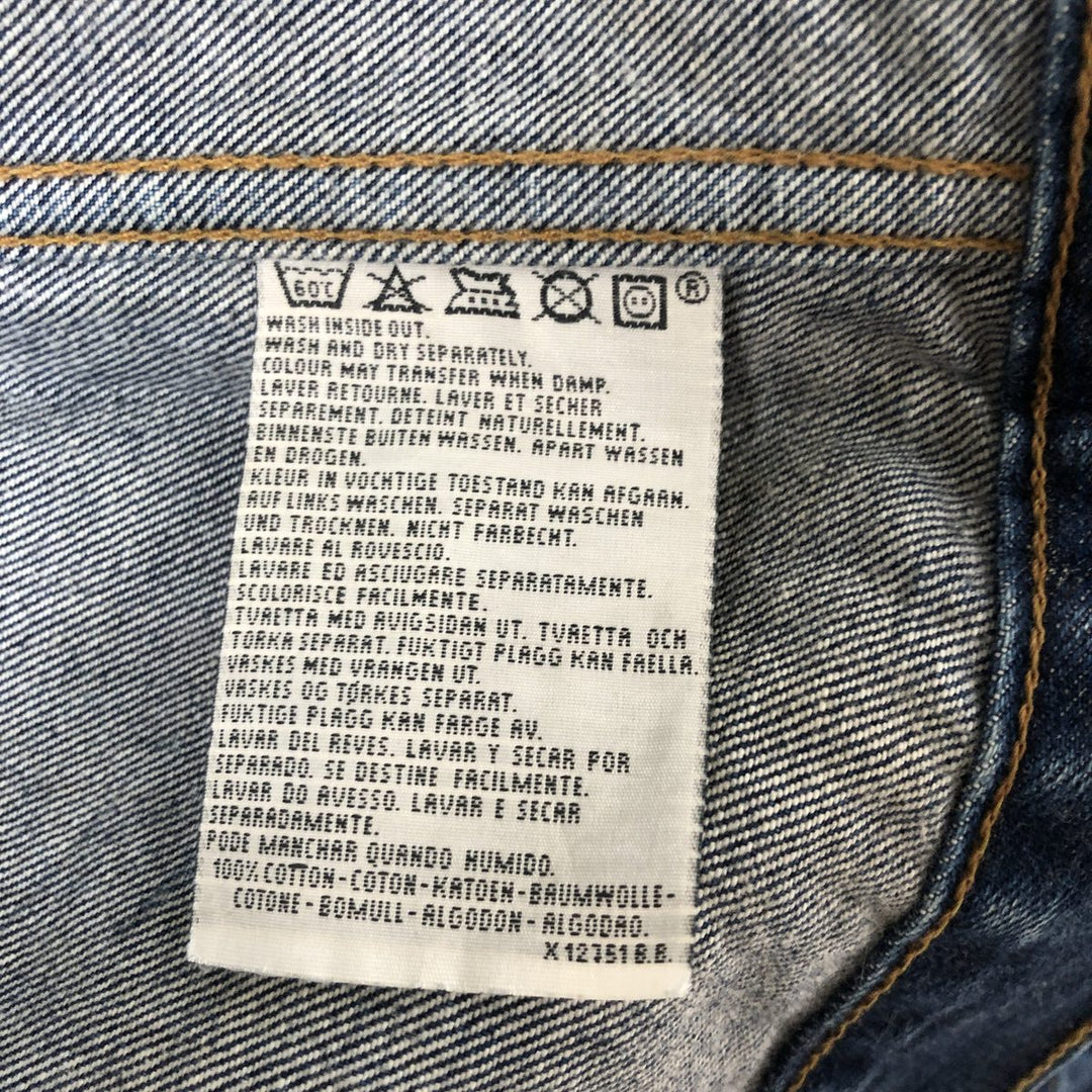 90'S Levi's 70500-0489 denim jacket, denim jacket, men's size M, vintage cotton blue type Vintage Second Hand