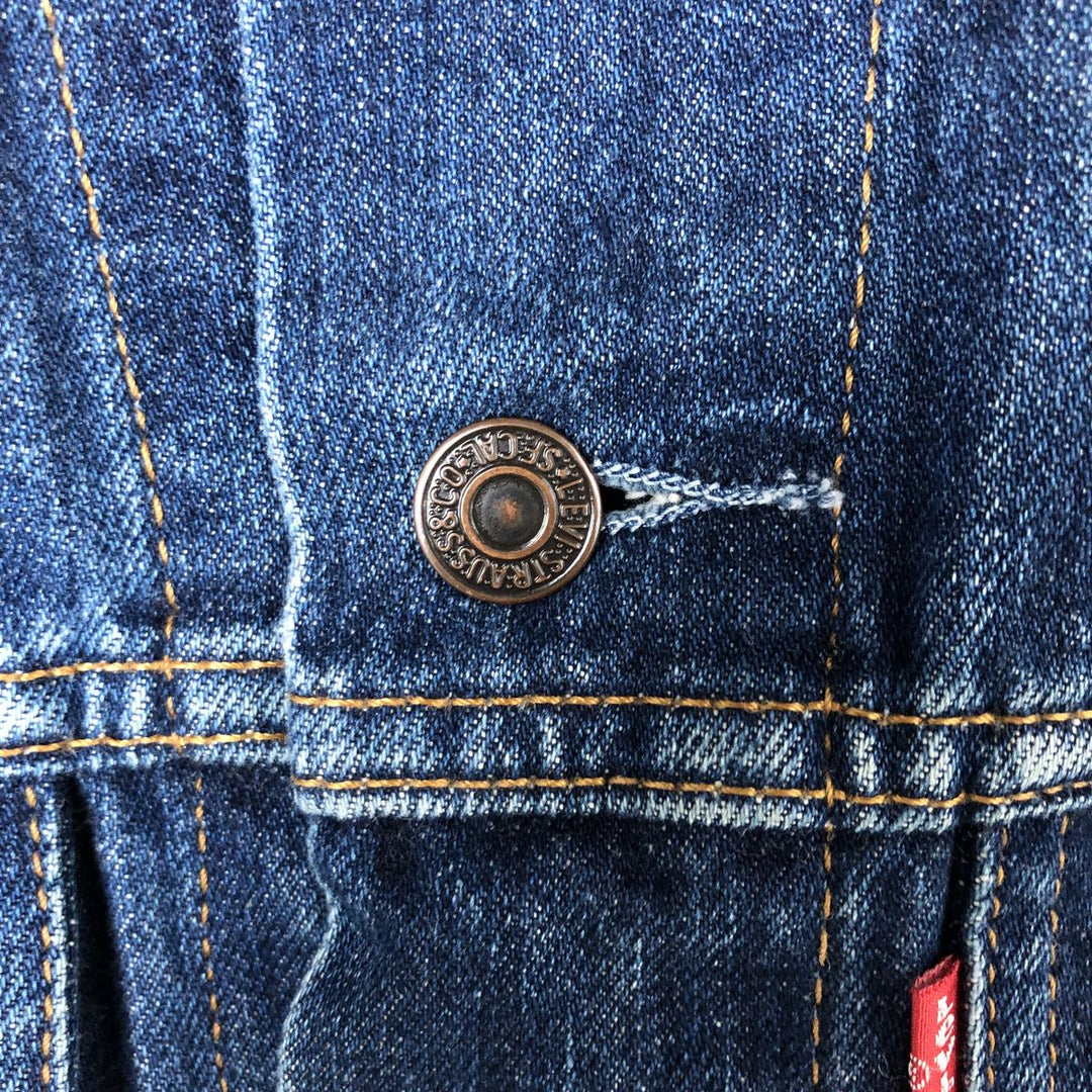 90'S Levi's 70500-0489 denim jacket, denim jacket, men's size M, vintage cotton blue type Vintage Second Hand
